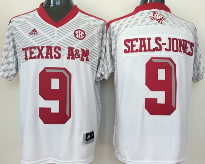 Men's Texas A&M Aggies Ricky Seals-Jones White Player Jersey