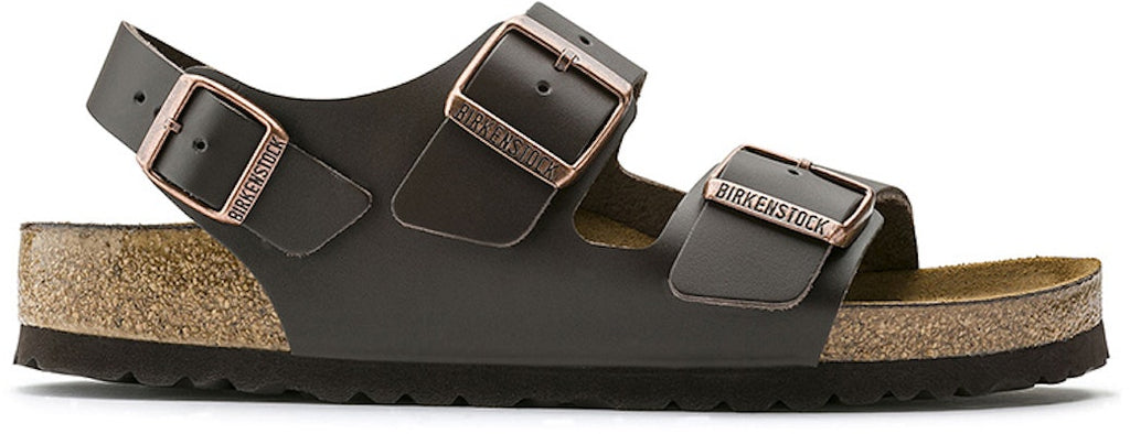 Birkenstock Milano 34101 Brown Leather Sandals