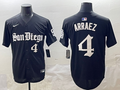 Men's San Diego Padres Luis Arraez Black Game Player Jersey