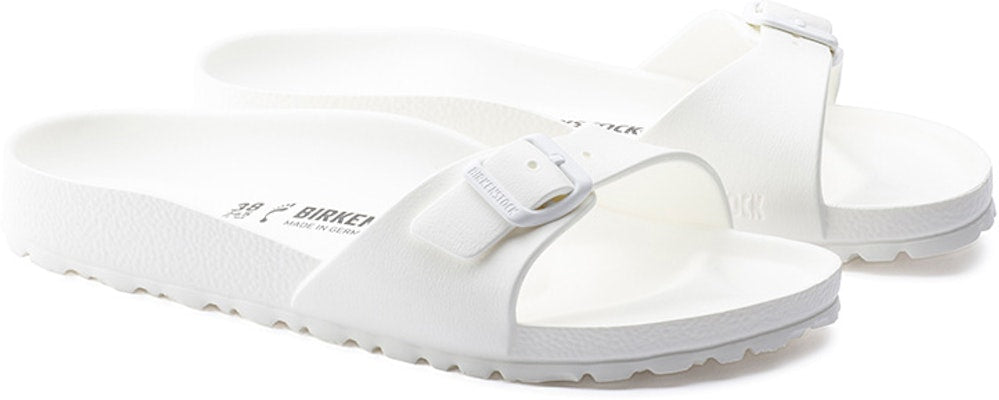 Birkenstock Madrid 128183 EVA Narrow Fit White Sandals