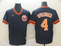 Men's Houston Astros George Springer Navy Authentic Game Jersey