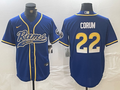 Men's Los Angeles Rams Blake Corum Royal Game Jersey
