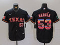 Men's Texas Rangers Adolis Garcia Black Limited Player Jersey