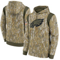 Men's Philadelphia Eagles 2021 Salute to Service Hoodie Camouflage