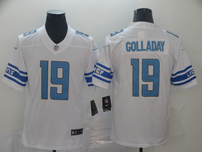 Men's Detroit Lions Kenny Golladay White Game Jersey