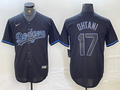 Men's Los Angeles Dodgers Shohei Ohtani Black Replica Team Jersey