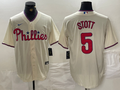 Men's Philadelphia Phillies Bryson Stott Cream Replica Player Jersey
