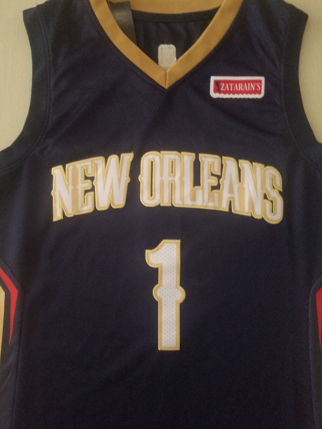 Men's New Orleans Pelicans Zion Williamson NBA Dark Blue Swingman Jersey
