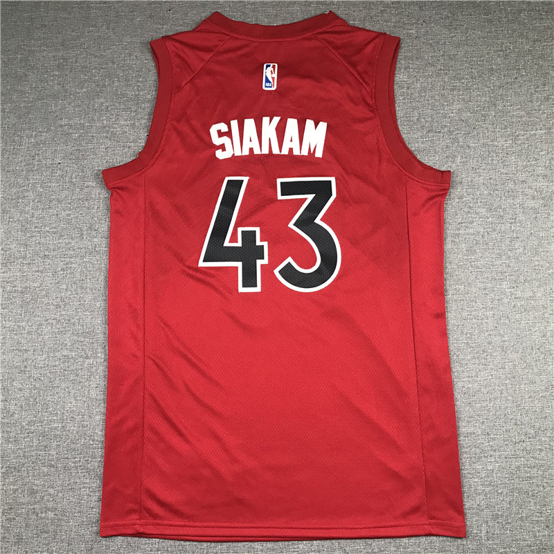 Men's Toronto Raptors Pascal Siakam Red 2021/22 Diamond Swingman Jersey