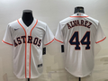 Men's Houston Astros Yordan Alvarez White Home Replica Jersey