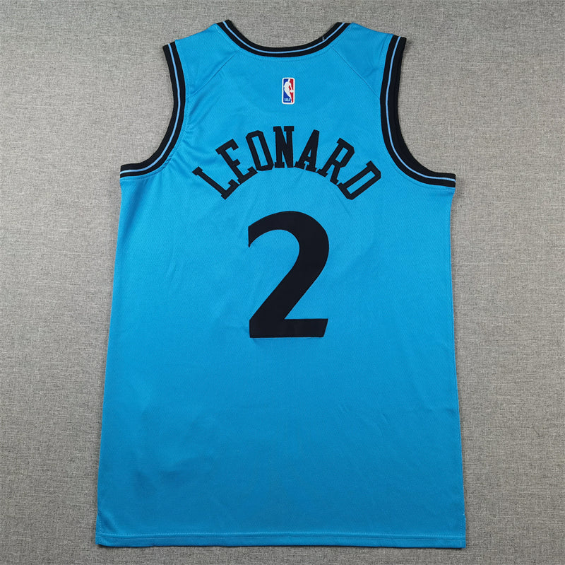Men's LA Clippers Kawhi Leonard Light Blue 2024/25 Swingman Player Jersey - City Edition