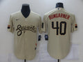 Men's Arizona Diamondbacks Madison Bumgarner Beige Replica Baseball Jersey