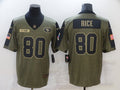 Men's San Francisco 49ers Jerry Rice Brown Player Game Jersey