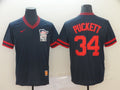Men's Minnesota Twins Kirby Puckett Navy Replica Baseball Jersey