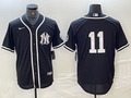 Men's New York Yankees Anthony Volpe Black Limited Name Jersey
