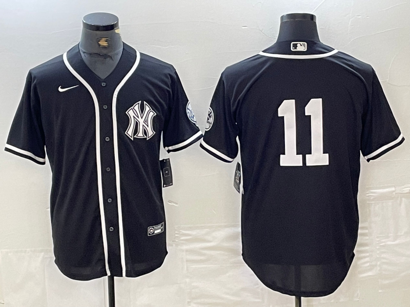 Men's New York Yankees Anthony Volpe Black Limited Name Jersey