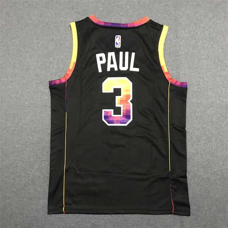 Men's Phoenix Suns Chris Paul Black Swingman Jersey - Statement Edition
