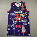 Men's Toronto Raptors Tracy McGrady Purple Swingman Player Jersey - Graffiti Edition