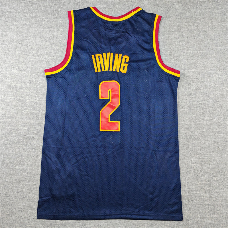 Men's Cleveland Cavaliers Kyrie Irving Navy 2011/12 Hardwood Classics Swingman Jersey