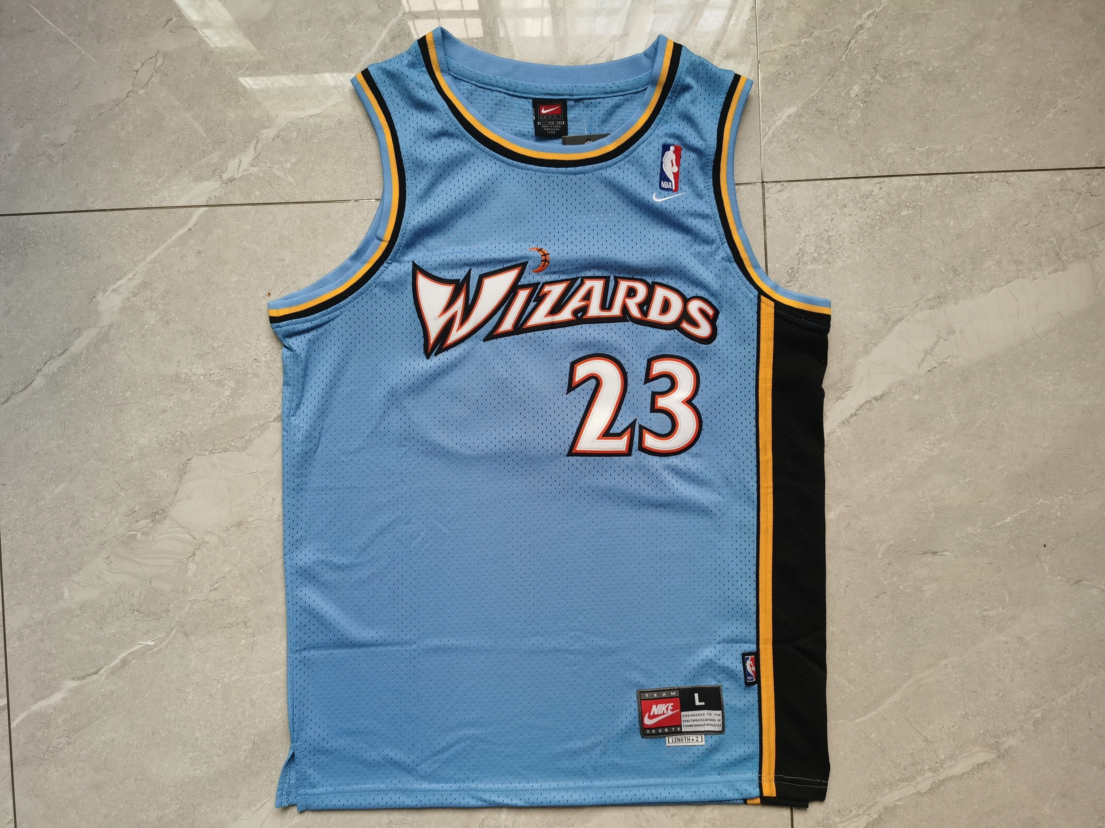 Men's Washington Wizards Michael Jordan Blue Swingman Player Jersey