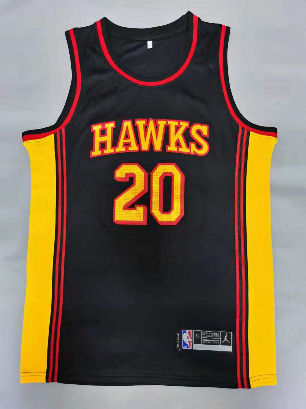 Men's Atlanta Hawks John Collins Black 2020/21 Swingman Jersey