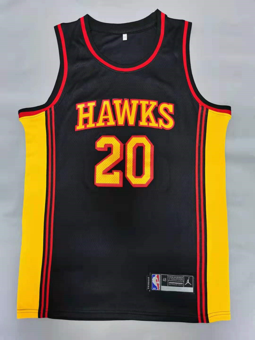 Men's Atlanta Hawks John Collins Black 2020/21 Swingman Jersey