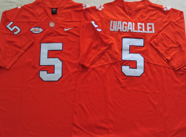 Men's Clemson Tigers D.J. Uiagalelei Orange Game Jersey