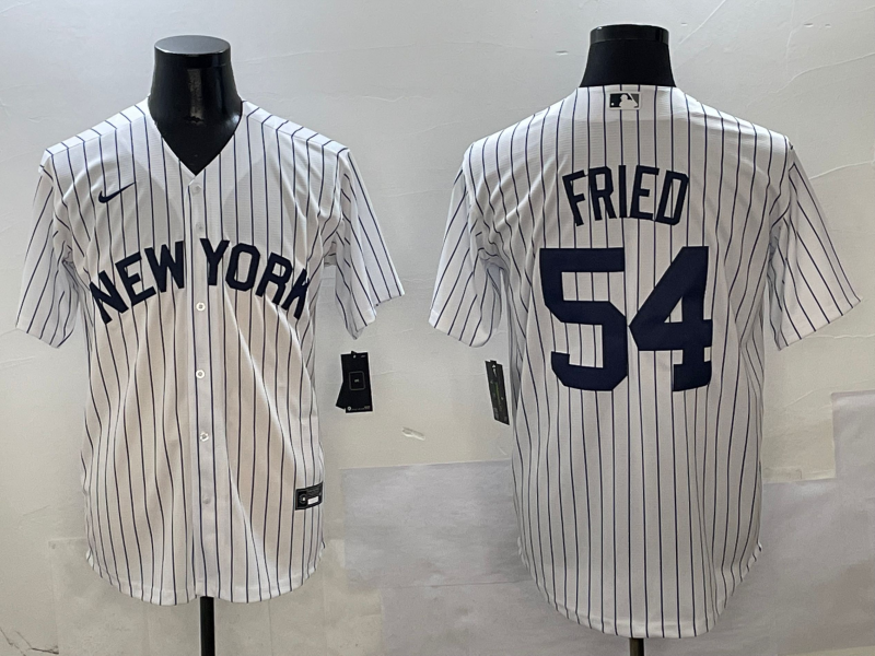 Men's New York Yankees Max Fried White Replica Player Jersey