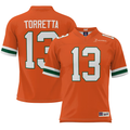Men's Miami Hurricanes Gino Torretta Orange Heisman Football Jersey