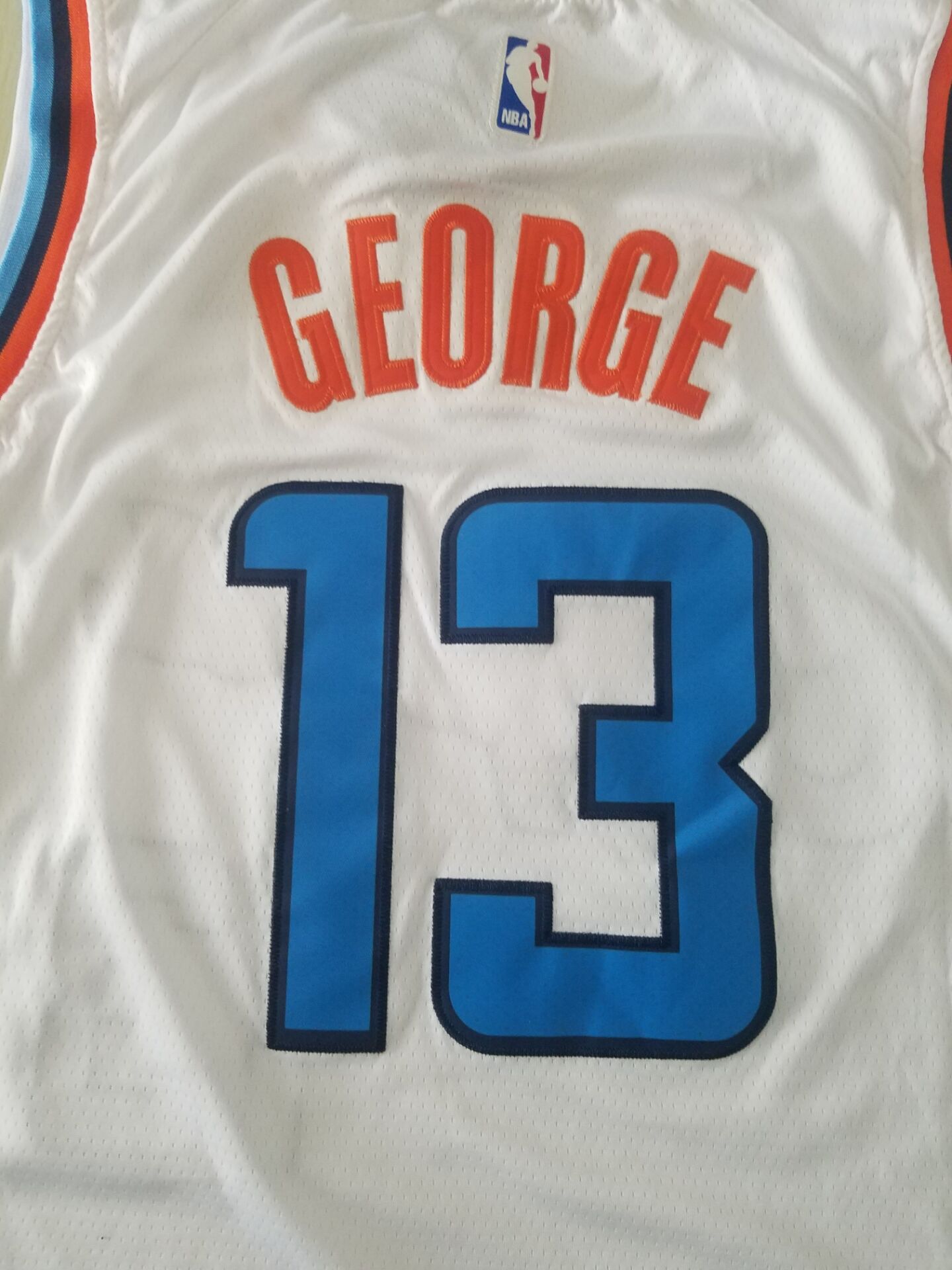 Men's LA Clippers Paul George White Classics Jersey