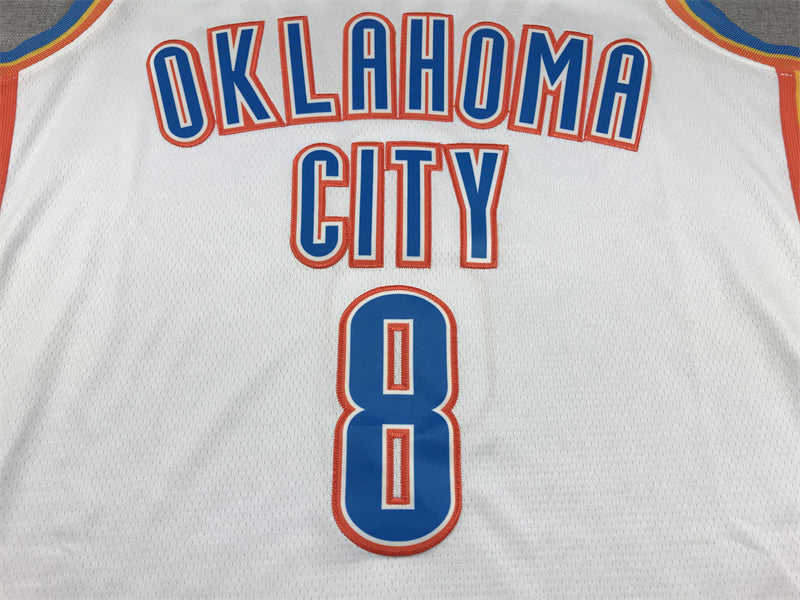 Men's Oklahoma City Thunder Jalen Williams White Swingman Jersey - Association Edition