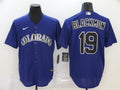 Men's Colorado Rockies Charlie Blackmon Purple Replica Baseball Jersey