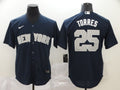Men's New York Yankees Gleyber Torres Navy Replica Baseball Jersey