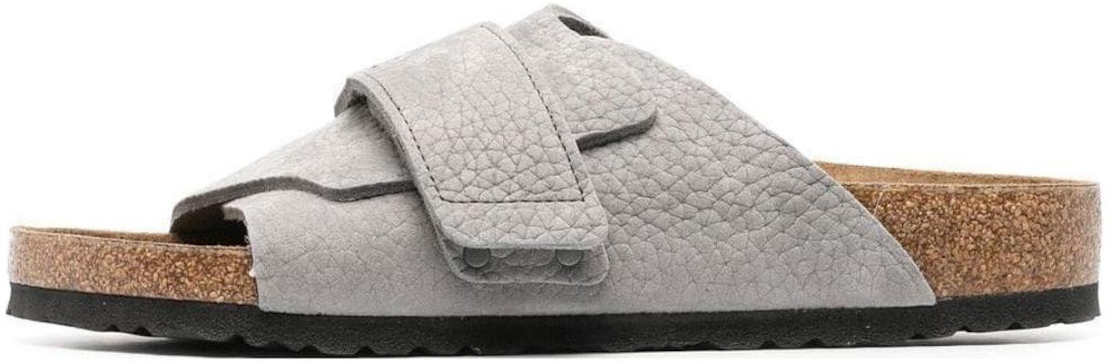 Birkenstock Kyoto 1024502 Nubuk Leather Desert Buck Whale Gray Sandals