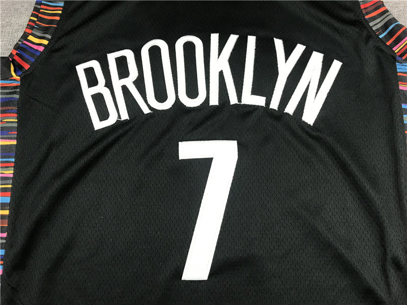 Men's Brooklyn Nets Kevin Durant Black Swingman Jersey - City Edition