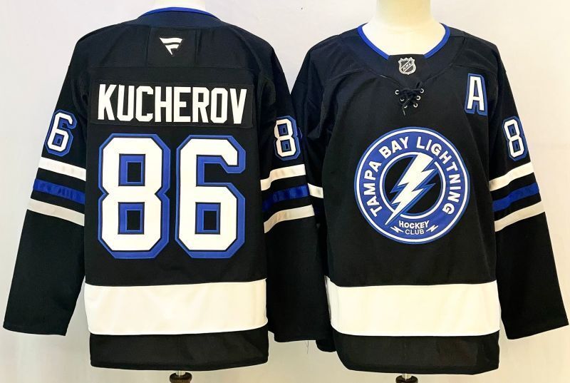 Men's Tampa Bay Lightning Nikita Kucherov Fanatics Navy Player Jersey