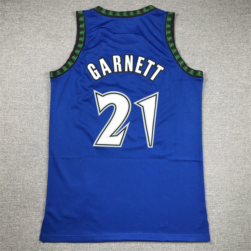 Men's Minnesota Timberwolves Kevin Garnett Hardwood Classics Swingman Jersey