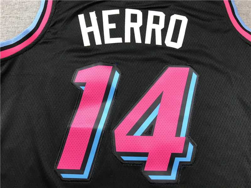 Men's Miami Heat Tyler Herro Black 2020/21 Swingman Jersey