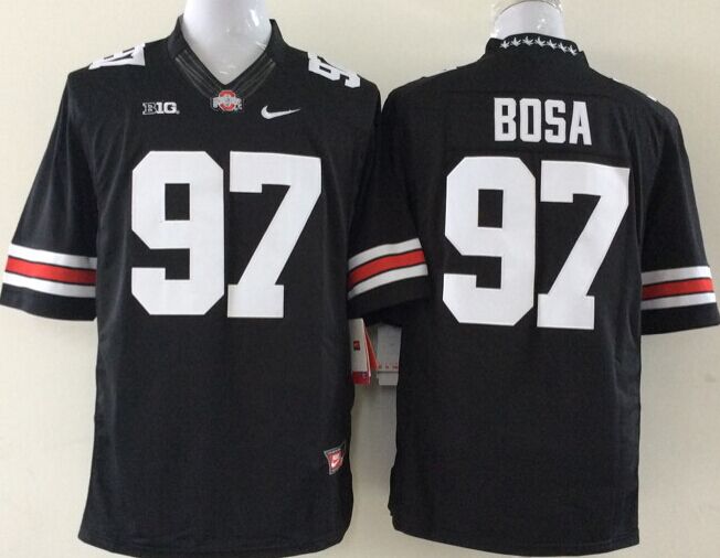 Men's Ohio State Buckeyes Joey Bosa Black Player Jersey
