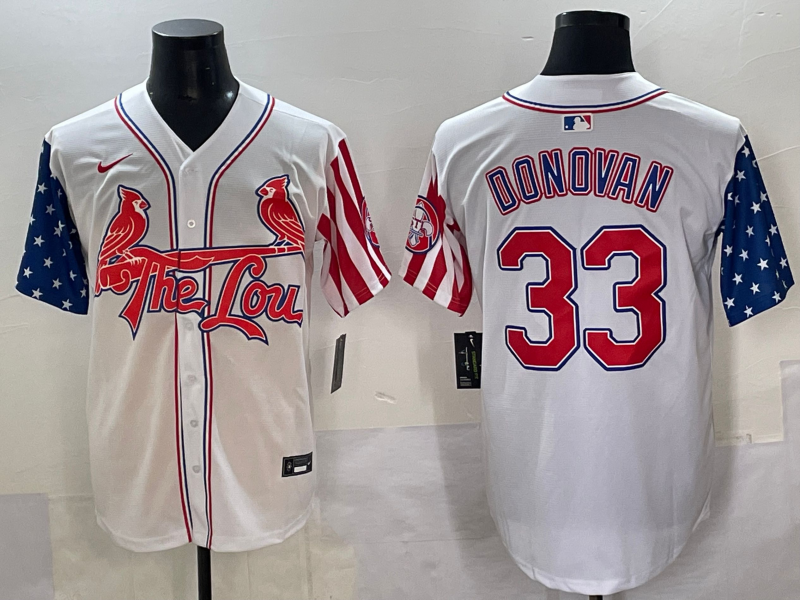 Men's St. Louis Cardinals Brendan Donovan White Replica Player Jersey