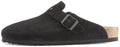 Birkenstock Boston 1023452 Black Suede Sandals