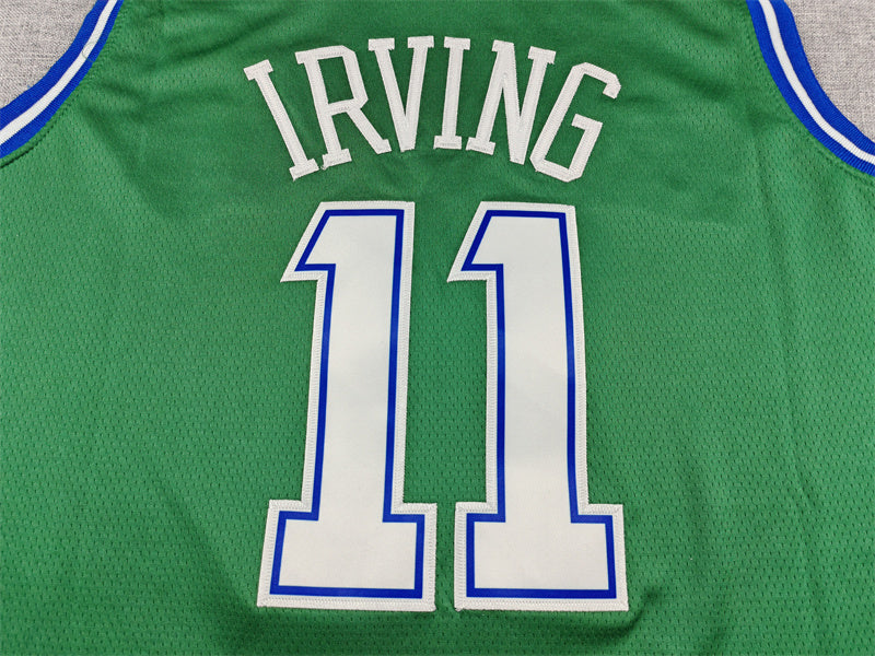 Men's Dallas Mavericks Kyrie Irving Green Swingman Jersey - Classic Edition