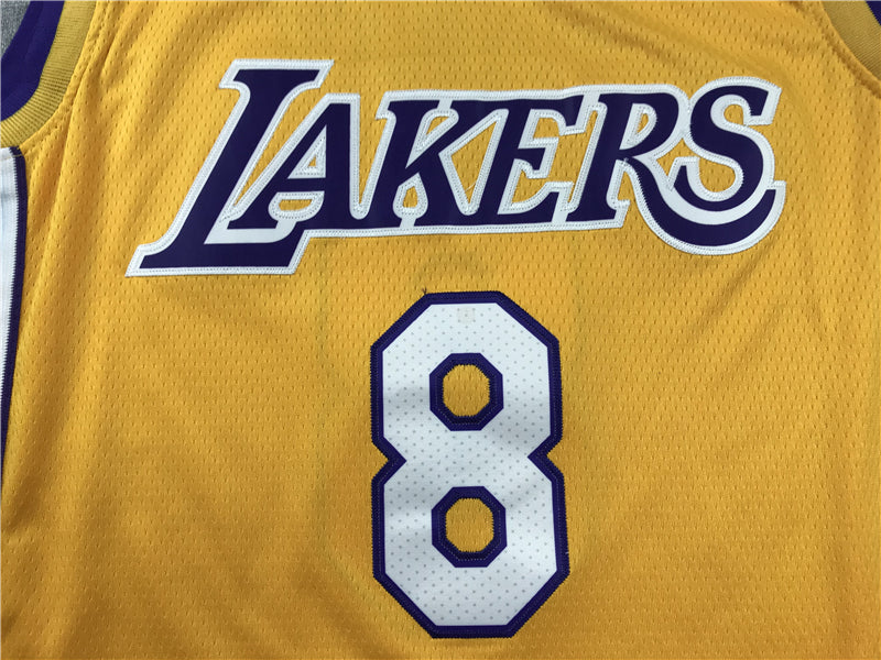 Men's Los Angeles Lakers Kobe Bryant Yellow Swingman Player Jersey