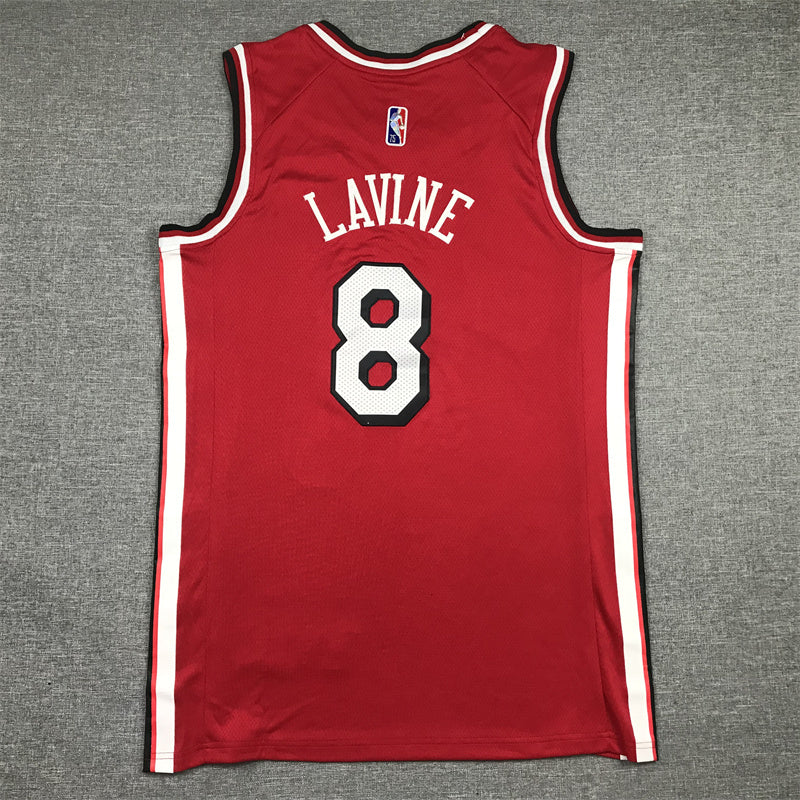 Men's Chicago Bulls Zach LaVine Red 2021/22 Swingman Jersey