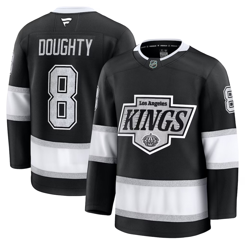 Men's Los Angeles Kings Drew Doughty Fanatics Black Home Premium Jersey