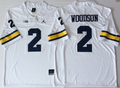 Men's Michigan Wolverines Charles Woodson White Alumni Player Game Jersey