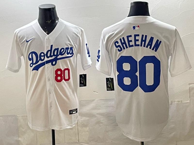 Men's Los Angeles Dodgers Bobby Miller Sheehan White Home Replica Player Jersey