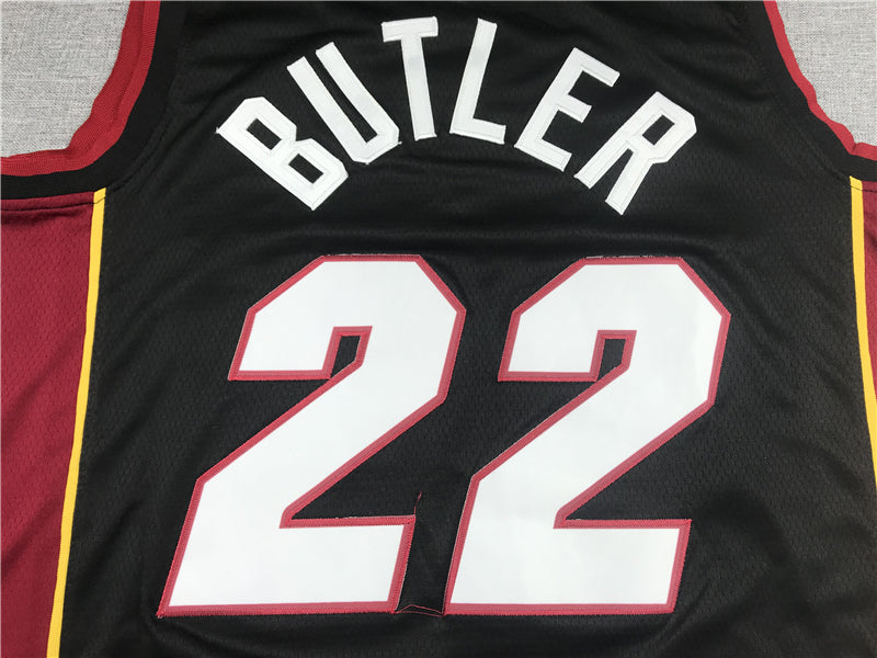 Men's Miami Heat Jimmy Butler Black 2022/23 Swingman Jersey - Icon Edition