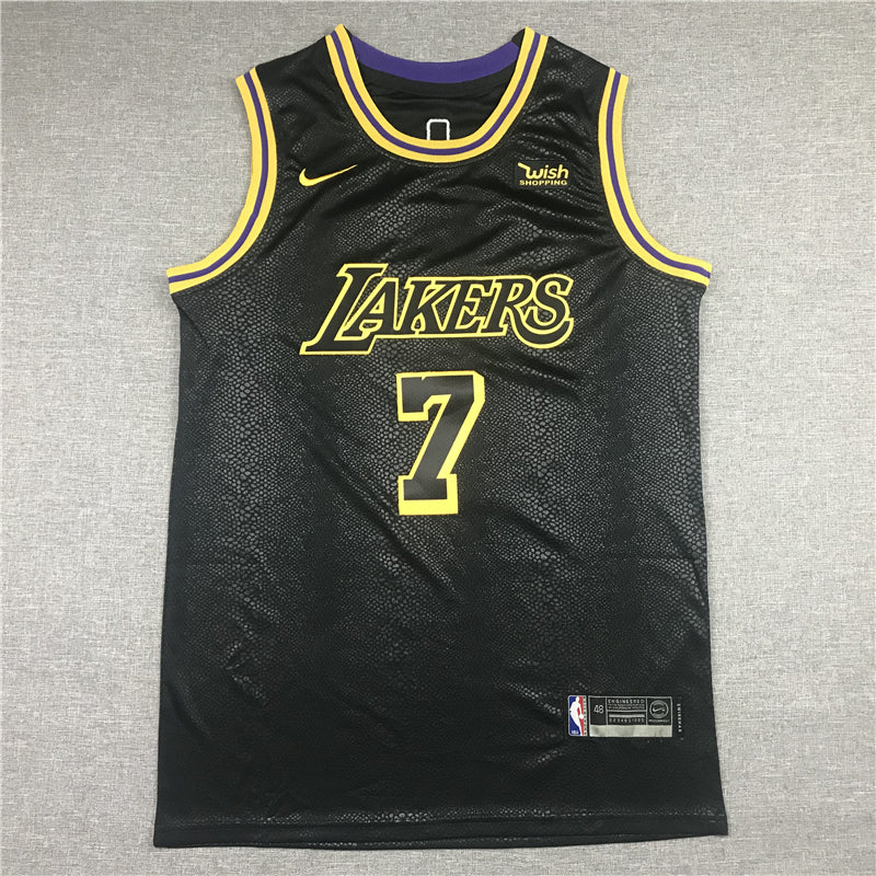 Men's Los Angeles Lakers Carmelo Anthony Black City Edition Swingman Jersey