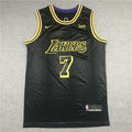 Men's Los Angeles Lakers Carmelo Anthony Black City Edition Swingman Jersey